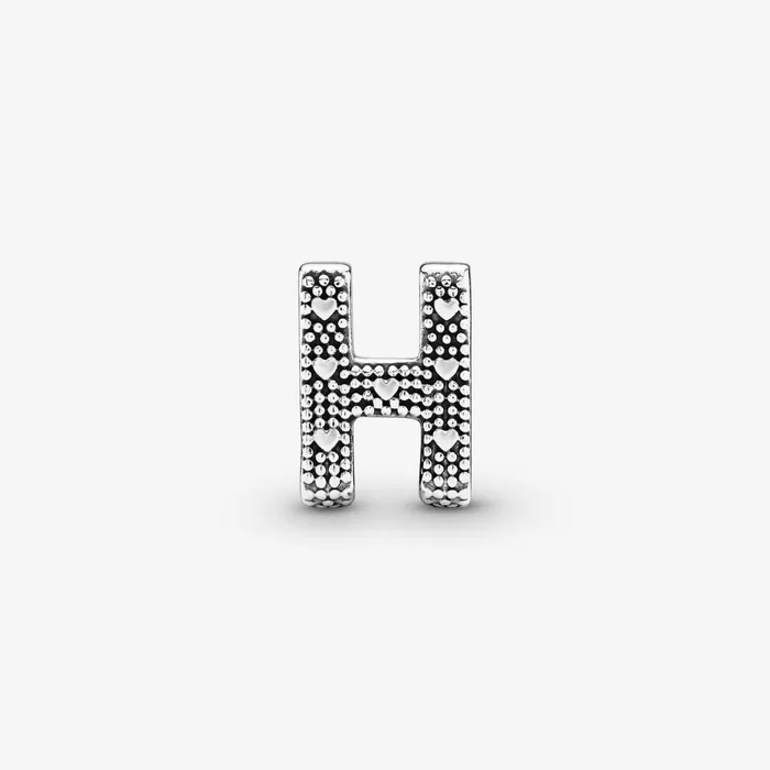 1 Bracelet2 Charms 99 Women Pandora Letter H Alphabet Charm
