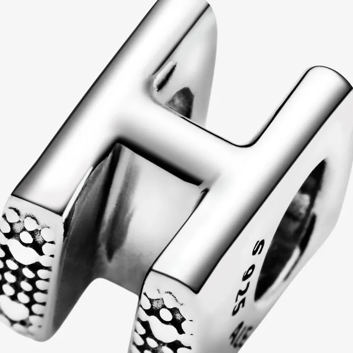 1 Bracelet2 Charms 99 Women Pandora Letter H Alphabet Charm