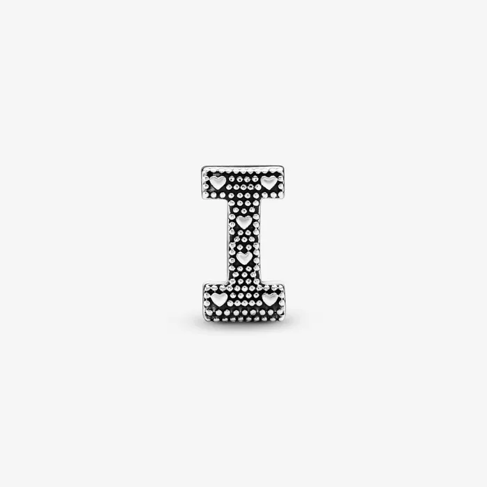 1 Bracelet2 Charms 99 Women Pandora Letter I Alphabet Charm