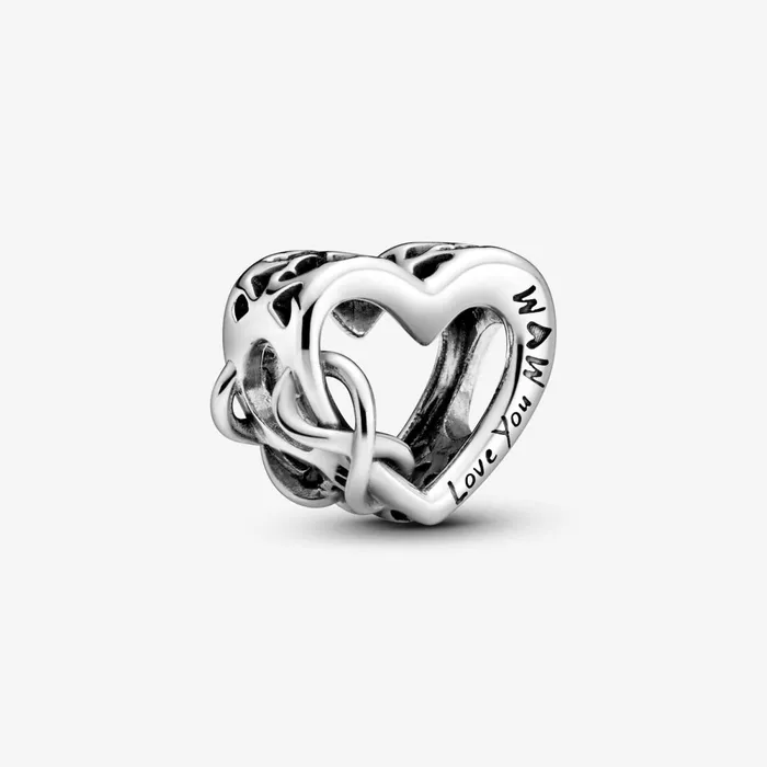 1 Bracelet2 Charms 99 Women Pandora Love You Mum Infinity Heart Charm