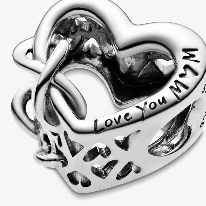 1 Bracelet2 Charms 99 Women Pandora Love You Mum Infinity Heart Charm