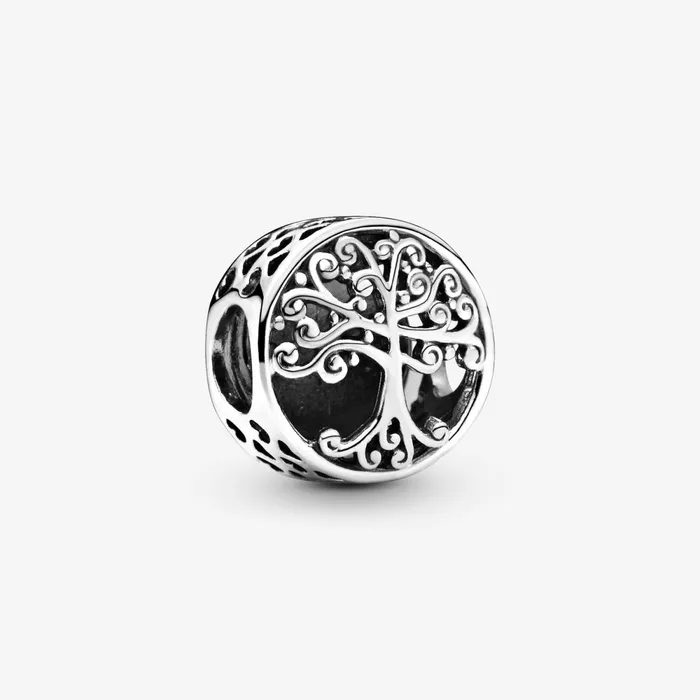 1 Bracelet2 Charms 99 Women Pandora Openwork Family Roots Charm