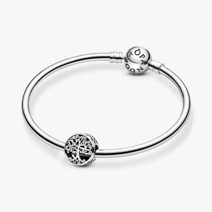 1 Bracelet2 Charms 99 Women Pandora Openwork Family Roots Charm