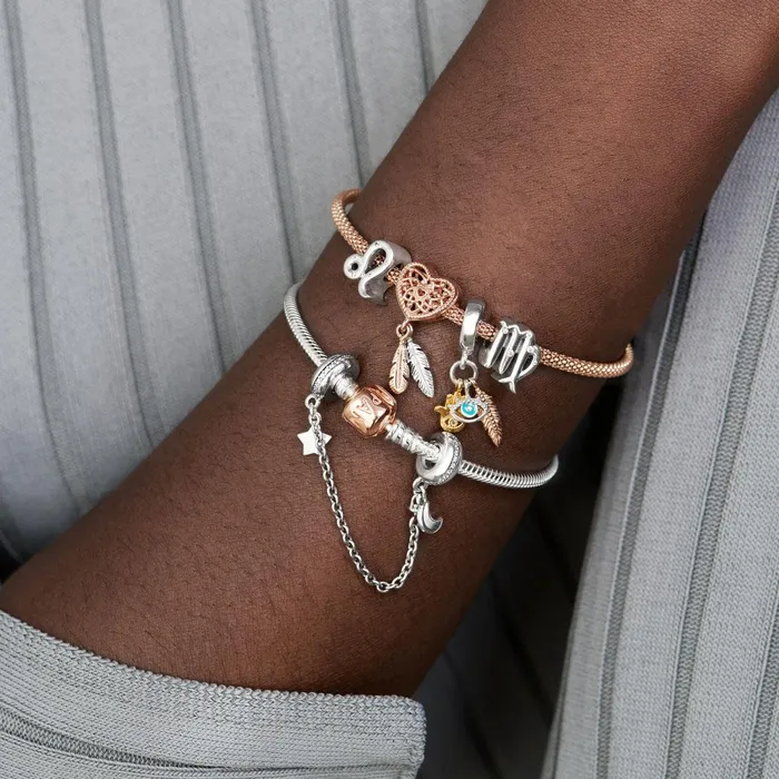1 Bracelet2 Charms 99 Women Pandora Sparkling Scorpio Zodiac Charm