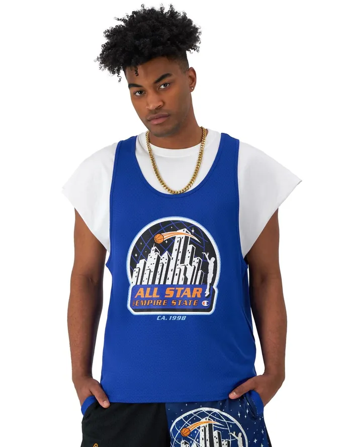 2Fer Mesh Jersey All Star Empire State Surf The Webwhite Men Champion TShirts and Tops