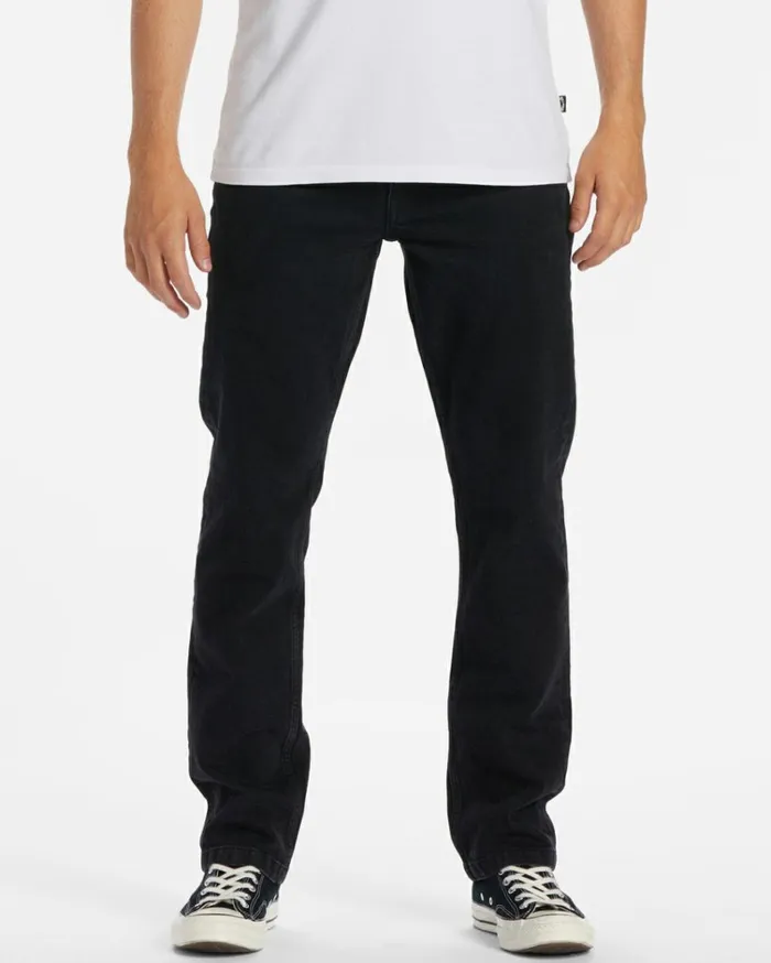 73 Jean Pants Washed Black Men Billabong Jeans and Pants