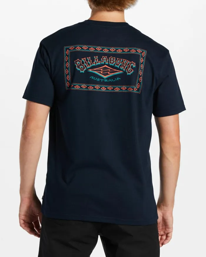 ADiv Arch TShirt Navy Men Billabong TShirts