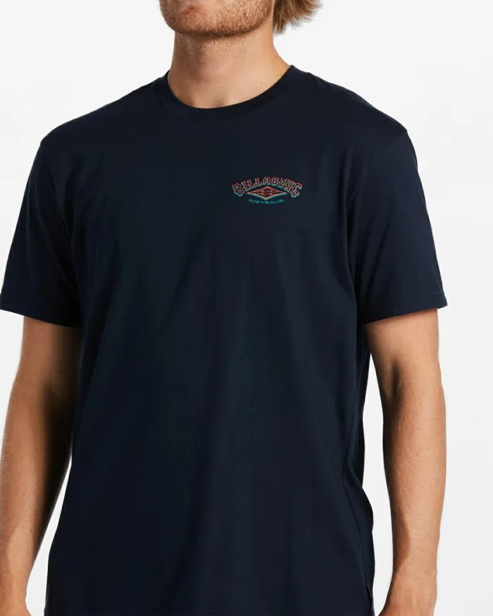 ADiv Arch TShirt Navy Men Billabong TShirts