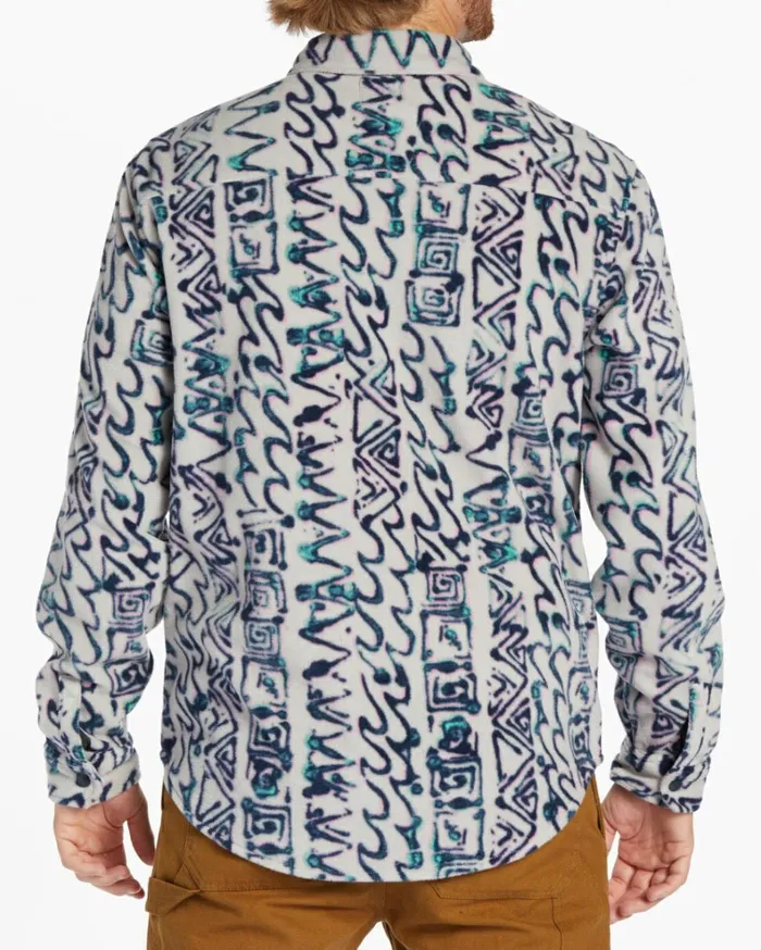 ADiv Furnace Flannel Shirt Cement Men Billabong Hoodies and Fleece