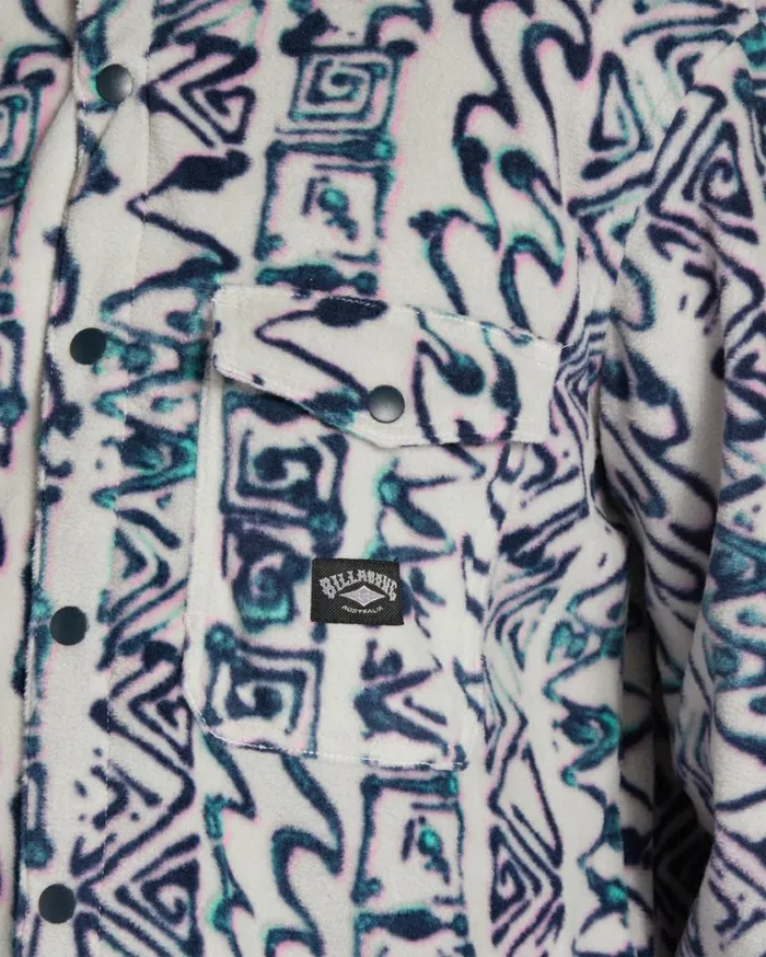ADiv Furnace Flannel Shirt Cement Men Billabong Hoodies and Fleece
