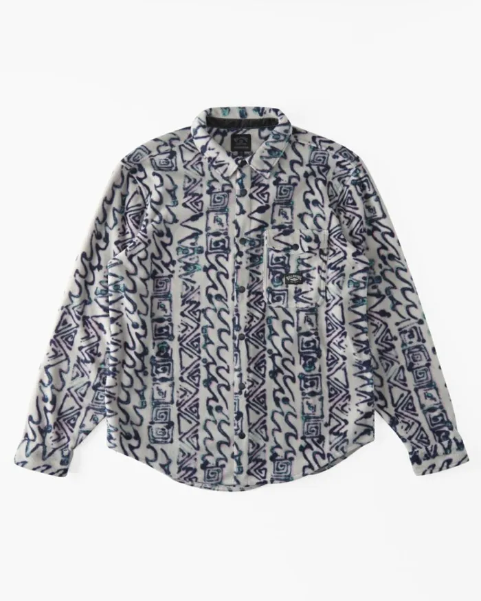 ADiv Furnace Flannel Shirt Cement Men Billabong Hoodies and Fleece