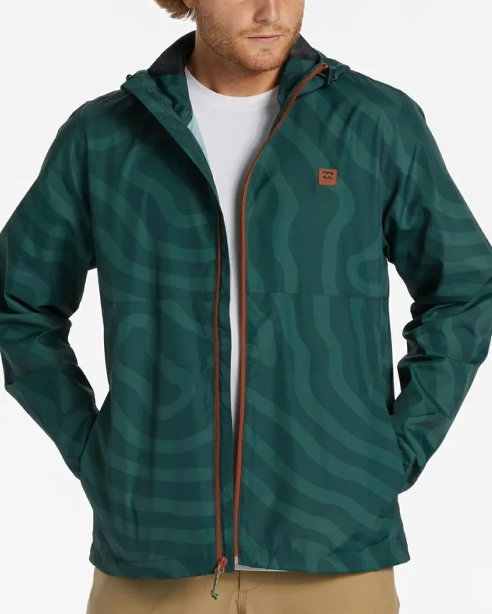 ADiv Transport Windbreaker Jacket Dark Forest Men Billabong Jackets