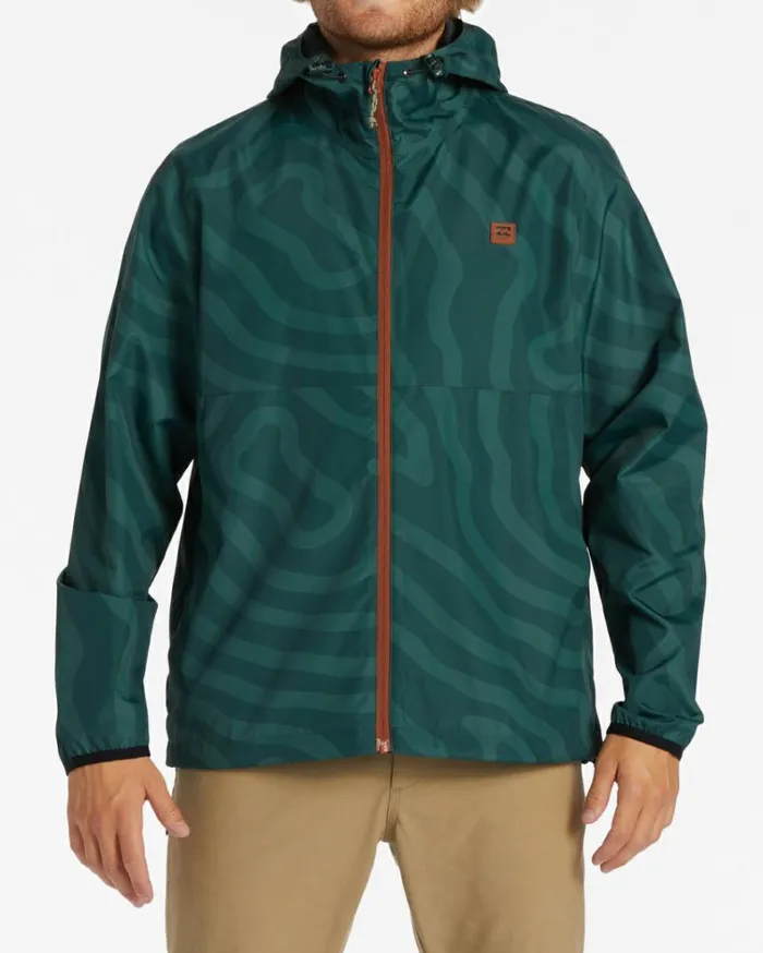 ADiv Transport Windbreaker Jacket Dark Forest Men Billabong Jackets