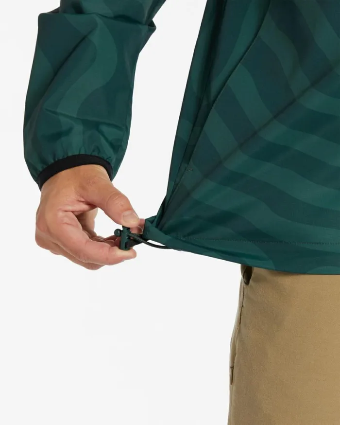 ADiv Transport Windbreaker Jacket Dark Forest Men Billabong Jackets