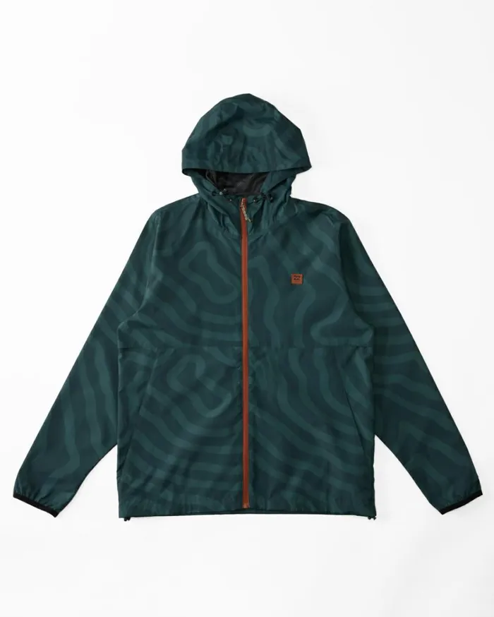 ADiv Transport Windbreaker Jacket Dark Forest Men Billabong Jackets
