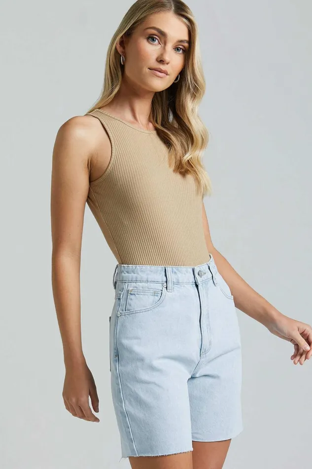 Abrand 8211 Carrie Denim Short Hadley Recycled In Light Vintage Women Showpo Denim