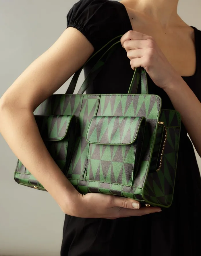 Accessories and Gifts Women Cynthia Rowley Evergreen Leather Handbag