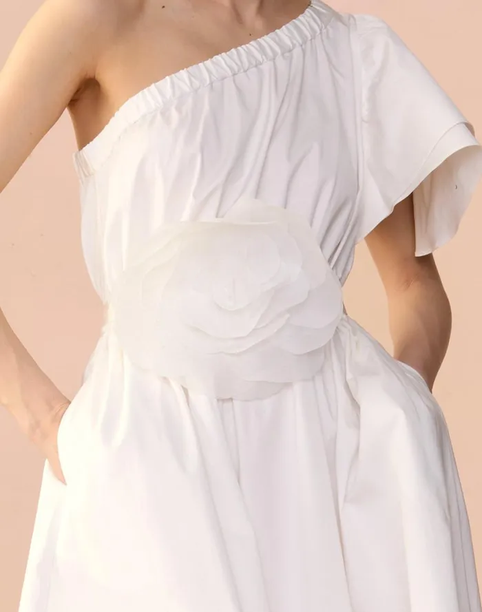 Accessories and Gifts Women Cynthia Rowley Oversized Organza Flower Tie
