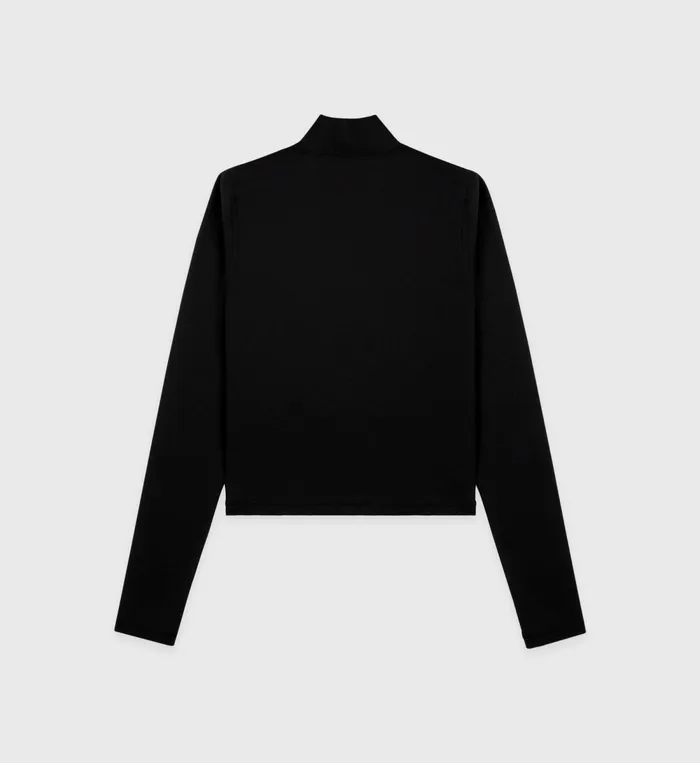 Activewear Women Sporty and Rich Serif Logo Sports Jacket 8211 BlackWhite