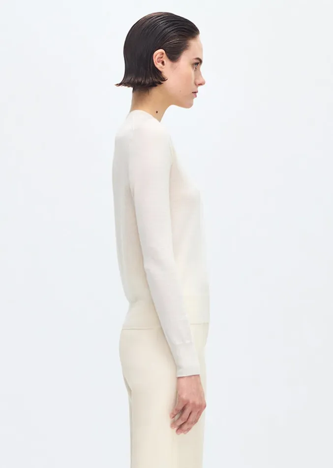 Adam Lippes Didion Knit Ivory Womens Sweaters and Knitwear