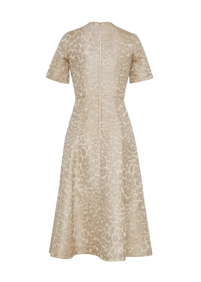 Adam Lippes Eloise Dress Pale Grey Multi Womens Dresses