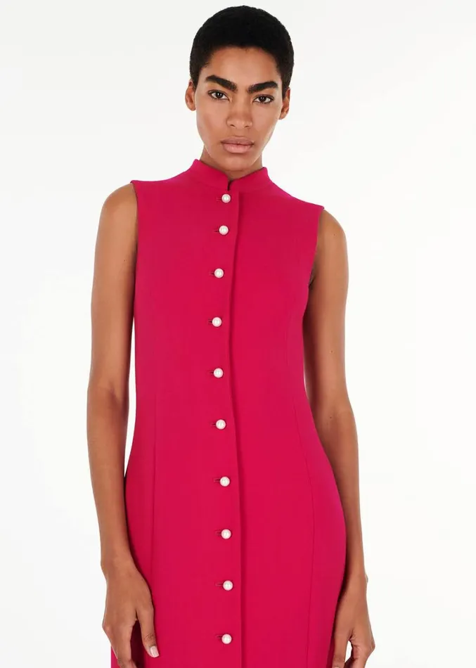 Adam Lippes Rory Dress Magenta Womens Dresses