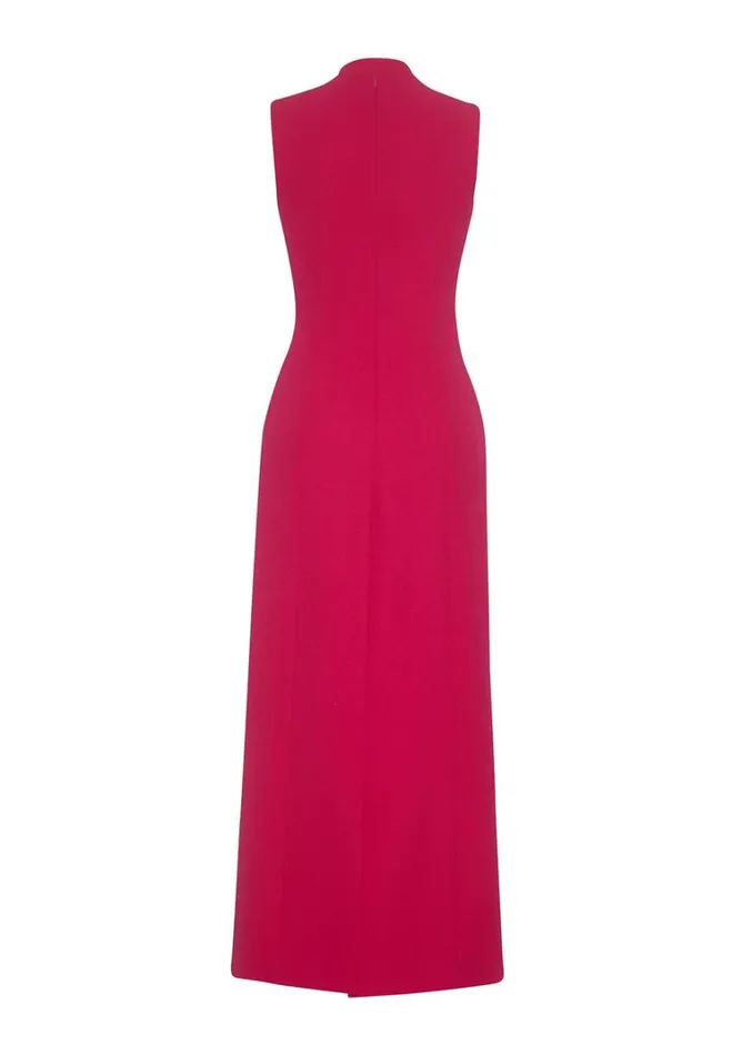 Adam Lippes Rory Dress Magenta Womens Dresses