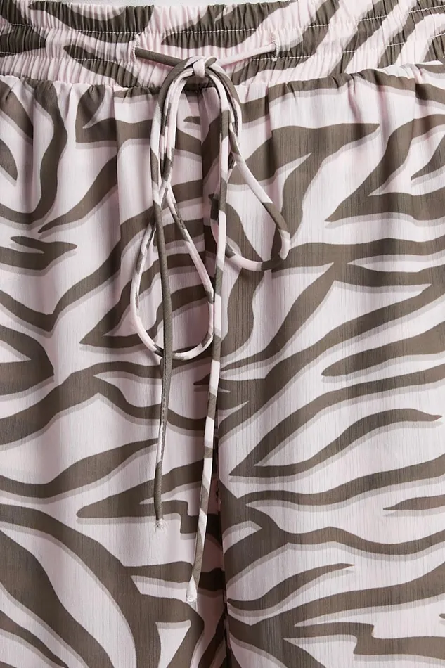 Aegir Pants 8211 Mid Rise Relaxed Straight Leg Pants In Wild Zebra Women Showpo Pants
