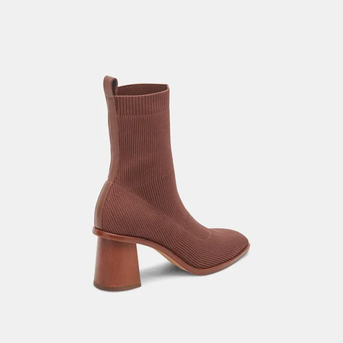 Alaya Booties Brown Knit Women Dolce Vita Boots and Booties