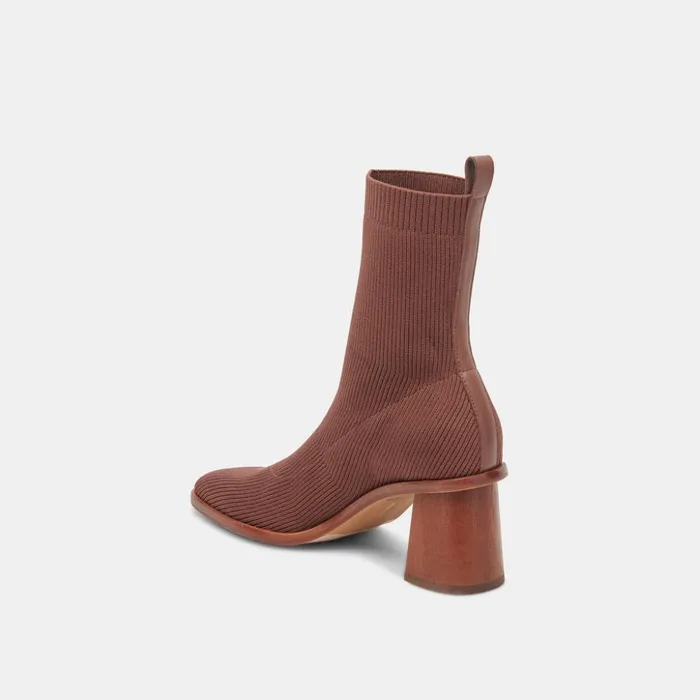 Alaya Booties Brown Knit Women Dolce Vita Boots and Booties