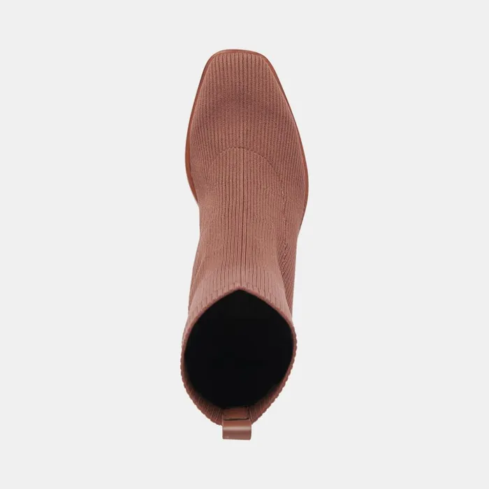 Alaya Booties Brown Knit Women Dolce Vita Boots and Booties
