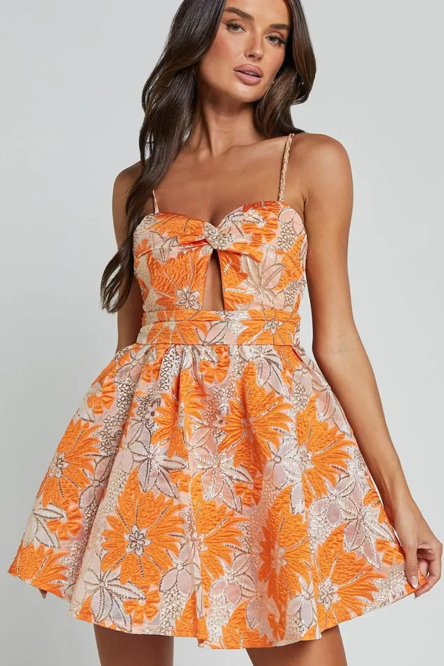 Alena Mini Dress 8211 Sweetheart Sleeveless Cut Out Front Dress In Orange Women Showpo Dresses Alena Mini Dress 8211 Sweetheart Sleeveless Cut Out Front Dress In Orange Women Showpo Dresses