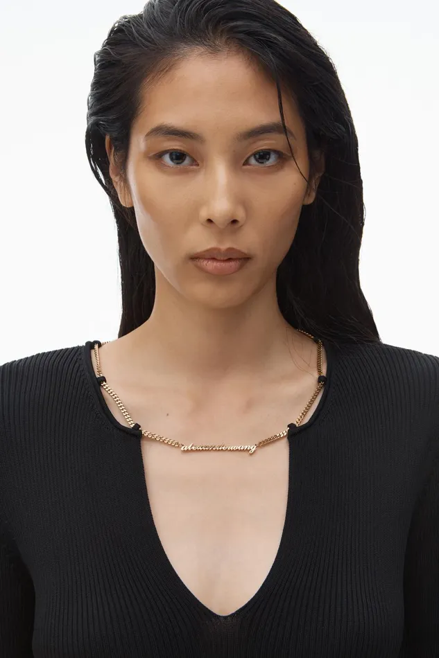 Alexander Wang Dresses Logo Nameplate Dress 8211 Women