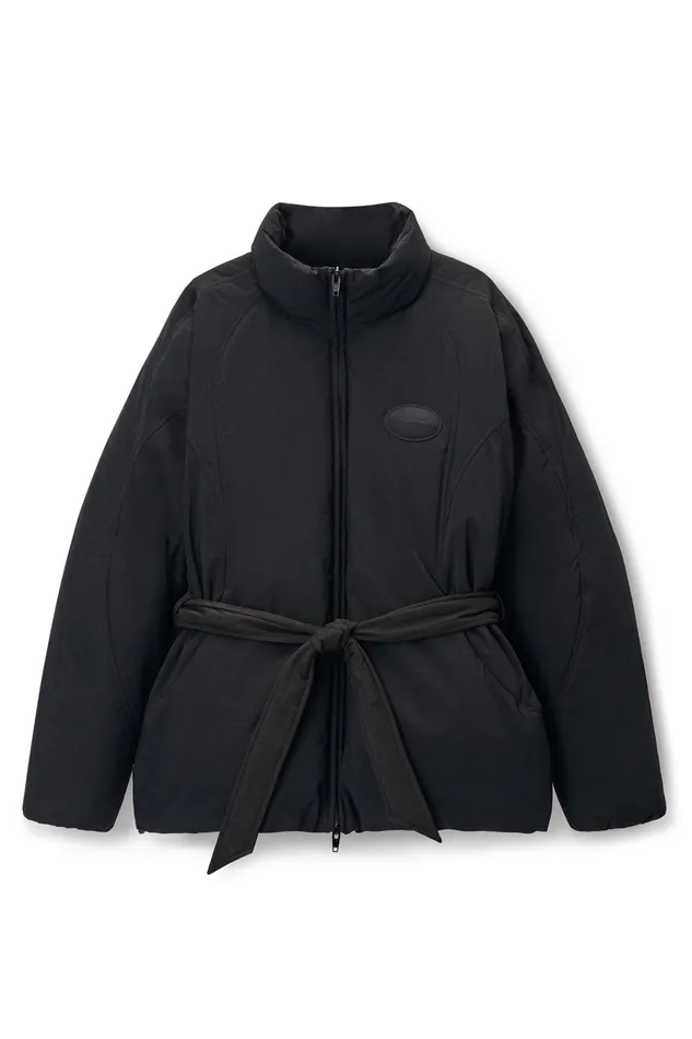 Alexander Wang Outerwear Puffer Coat With Dome Logo Patch 8211 Women