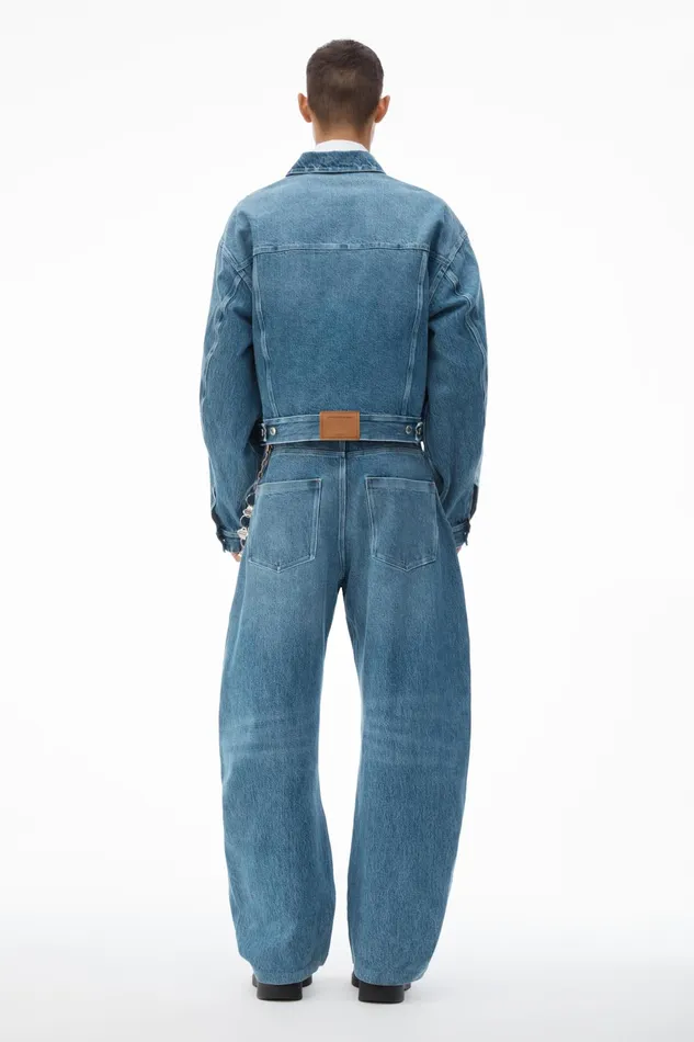 Alexander Wang Outerwear Rounded Trucker Jacket With Bonded Seams 8211 Men