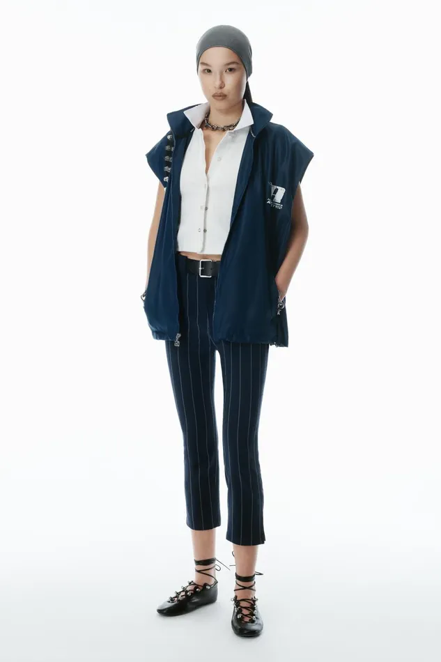 Alexander Wang Pants Baseball Pinstripe Capri Pants 8211 Women