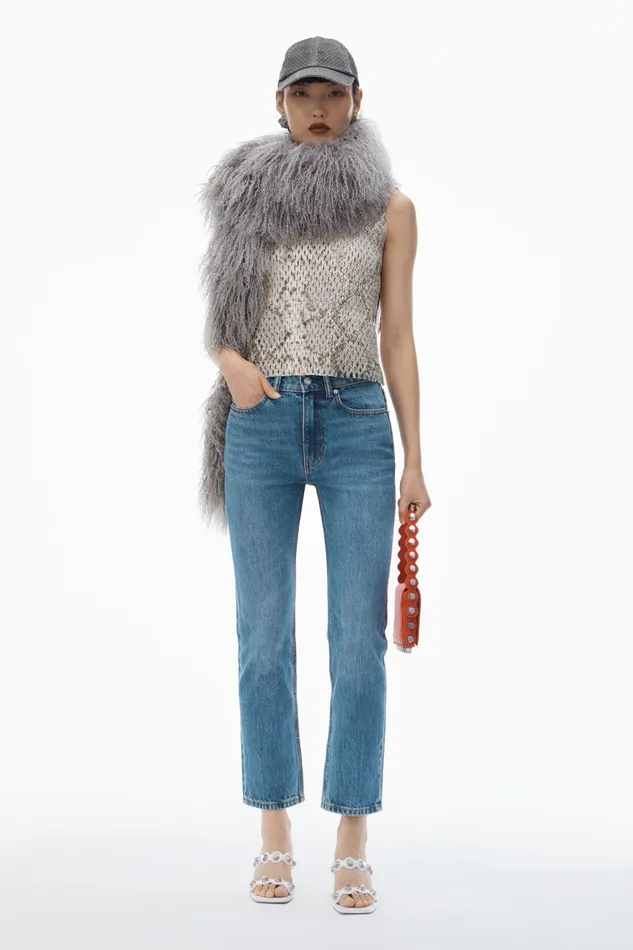 Alexander Wang Pants Og HighRise Stovepipe Jeans 8211 Women