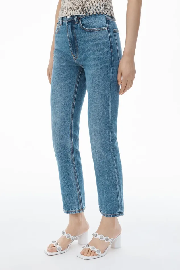 Alexander Wang Pants Og HighRise Stovepipe Jeans 8211 Women