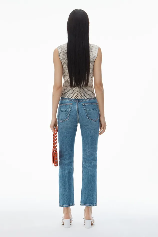 Alexander Wang Pants Og HighRise Stovepipe Jeans 8211 Women