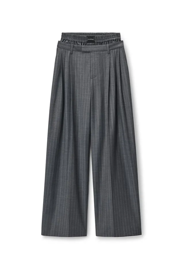 Alexander Wang Pants PreStyled Pleated Trouser With Boxer Waistband 8211 Women