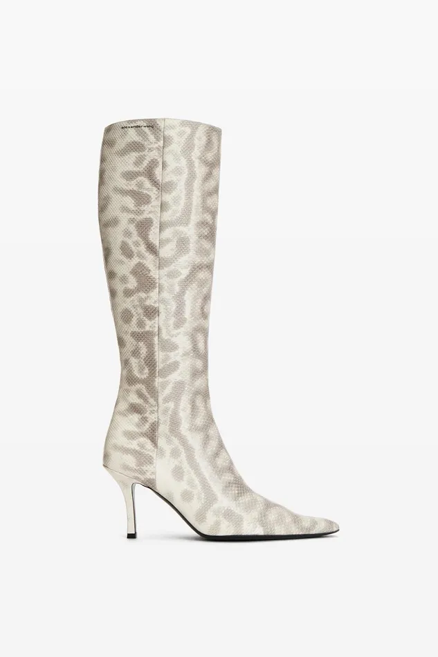 Alexander Wang Shoes Vivica 85mm KneeHigh Boot In Leather 8211 Women