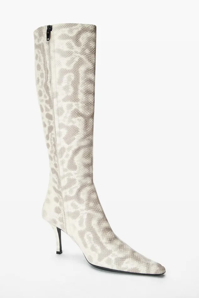 Alexander Wang Shoes Vivica 85mm KneeHigh Boot In Leather 8211 Women