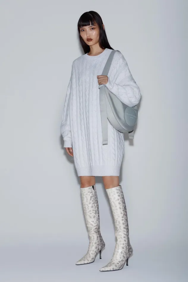 Alexander Wang Shoes Vivica 85mm KneeHigh Boot In Leather 8211 Women