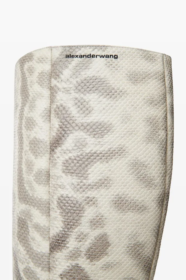 Alexander Wang Shoes Vivica 85mm KneeHigh Boot In Leather 8211 Women