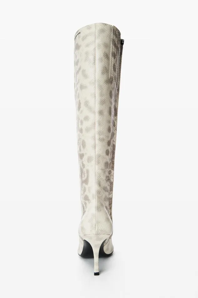 Alexander Wang Shoes Vivica 85mm KneeHigh Boot In Leather 8211 Women