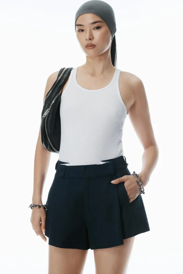 Alexander Wang Shorts BoxPleated WorkwearInspired Short 8211 Women