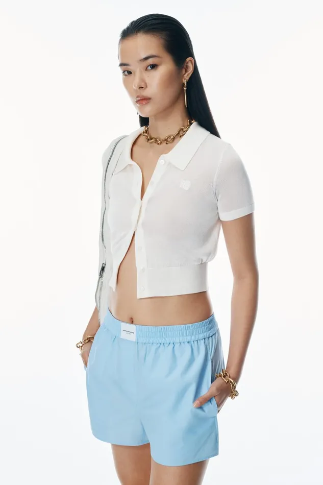 Alexander Wang Shorts Classic Boxer Short In Cotton 8211 Women