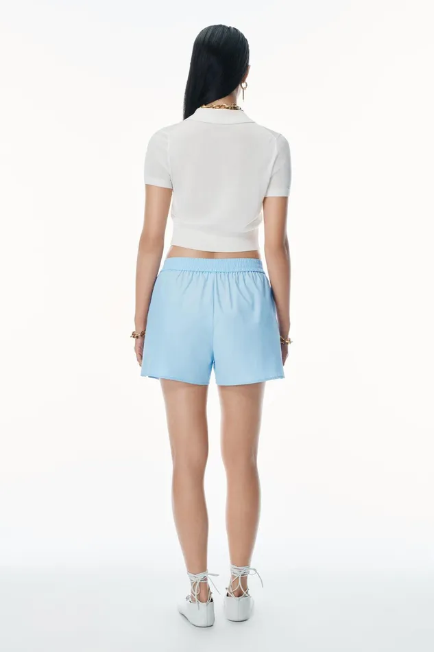 Alexander Wang Shorts Classic Boxer Short In Cotton 8211 Women