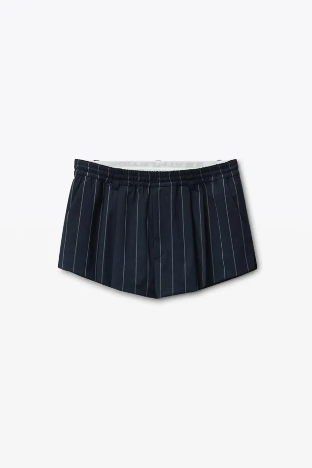 Alexander Wang Shorts Pinstripe Tropical Wool Stretch Shorts 8211 Women