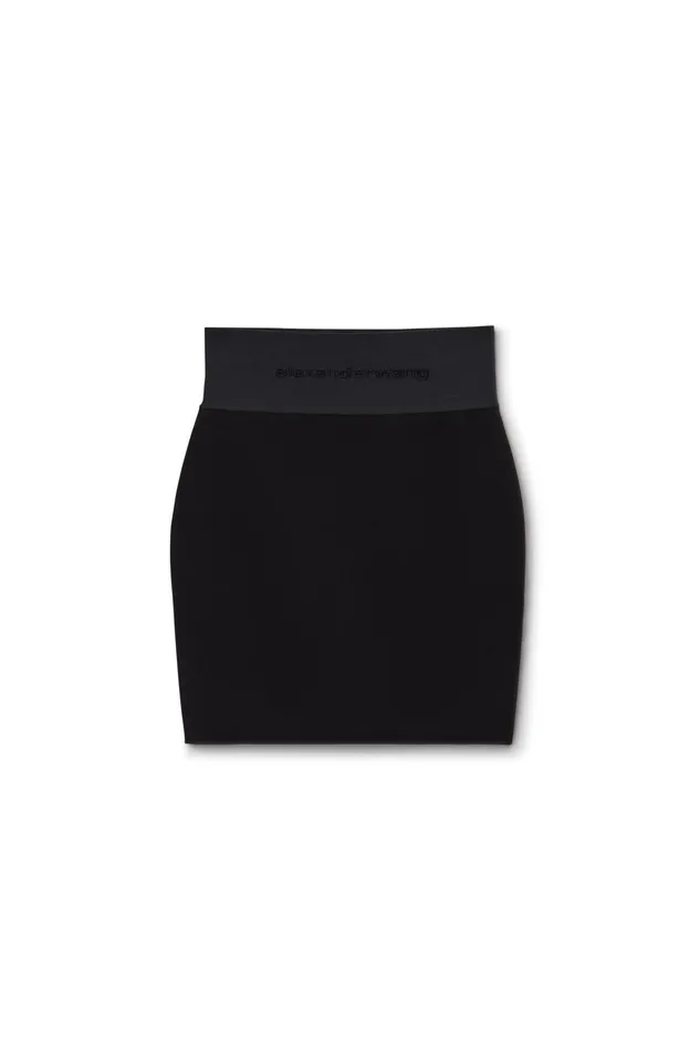 Alexander Wang Skirts Miniskirt With Logo Elastic 8211 Women